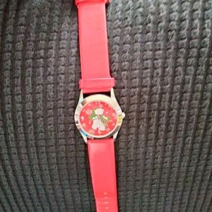 Avon 'Tis the Season Polar Bear Watch Quartz MOP Face Winter Holidays